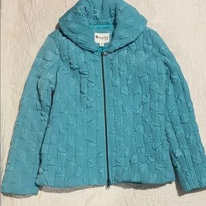 Women's Blue Quilted Jacket